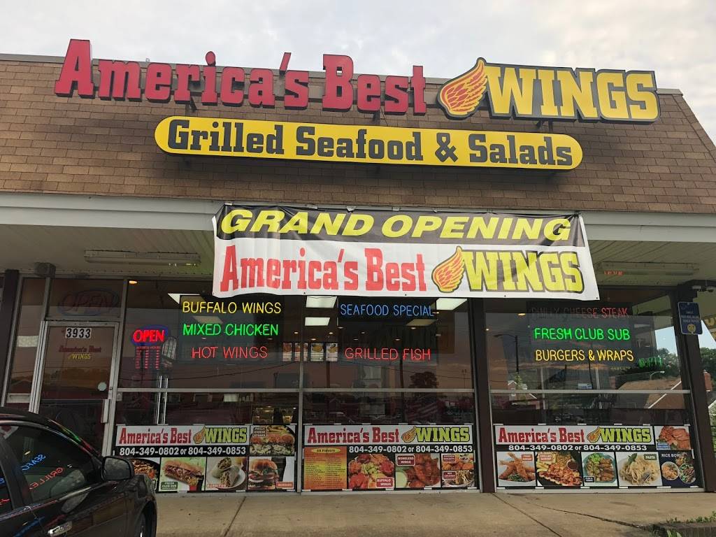 Americas Best Wings | restaurant | Plaza View, 3933 Hull Street Rd, Richmond, VA 23224, USA | 8043490802 OR +1 804-349-0802