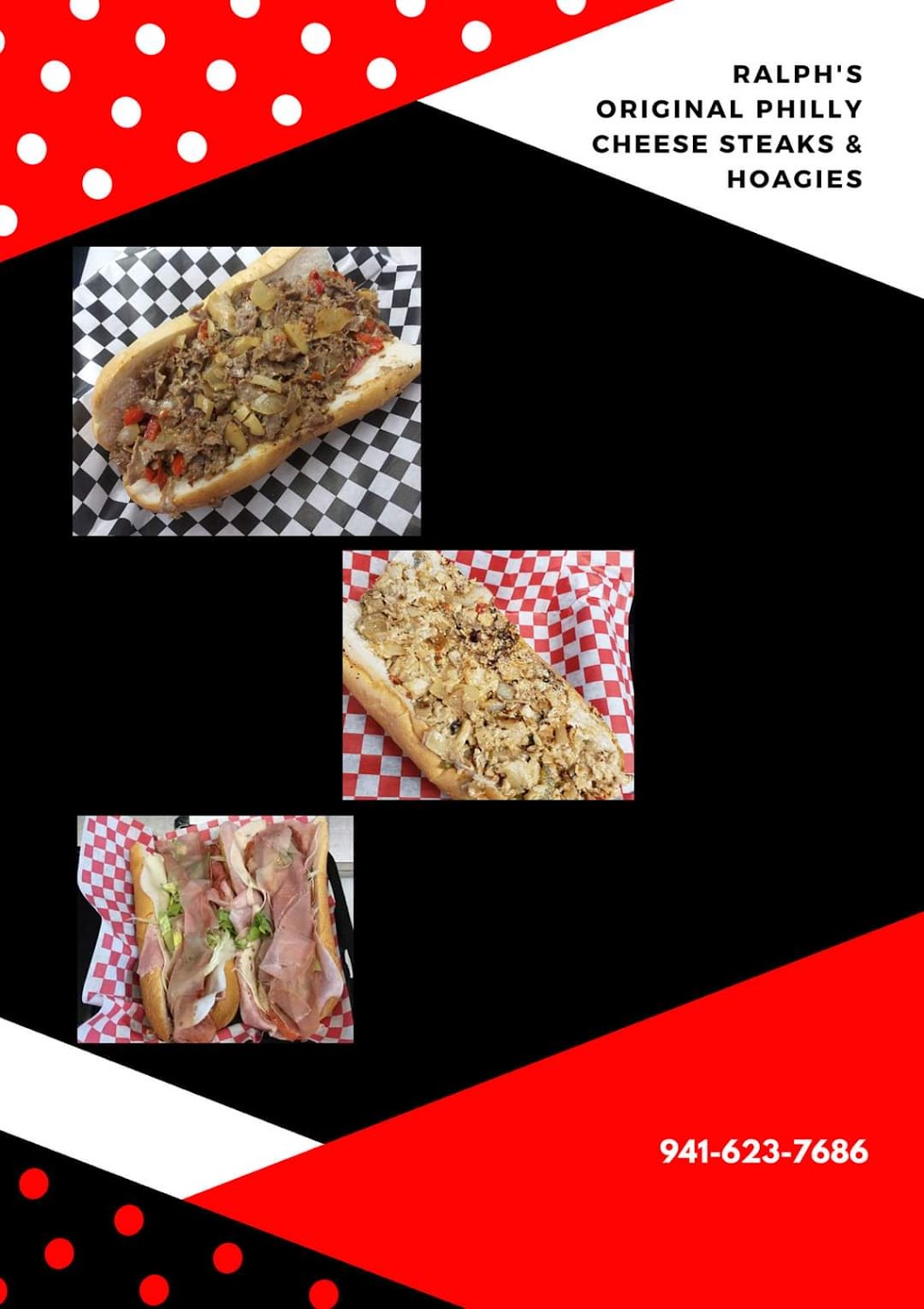 Ralphs Original Philly Cheese Steaks &Hoagies | restaurant | 4141 Tamiami Trail, Port Charlotte, FL 33952, USA | 9416237686 OR +1 941-623-7686