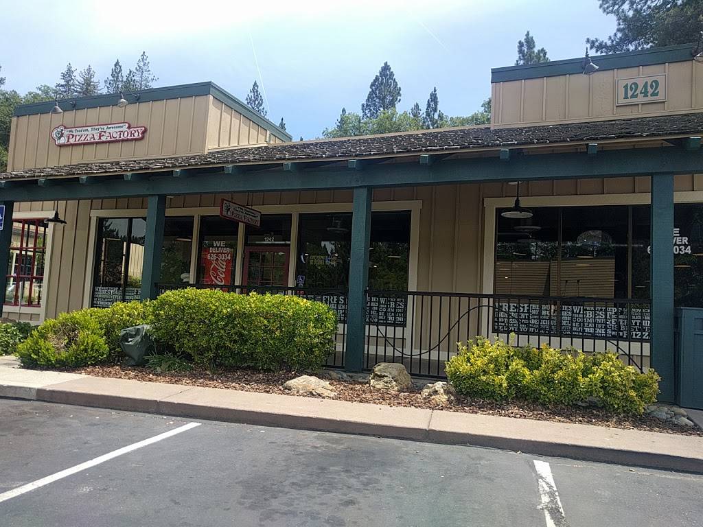 Pizza Factory | restaurant | 1242 Broadway, Placerville, CA 95667, USA | 5306263034 OR +1 530-626-3034
