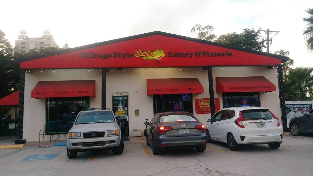 Joey Ds Chicago Style Eatery & Pizzeria | restaurant | 211 N Tamiami Trail, Sarasota, FL 34236, USA | 9413649900 OR +1 941-364-9900