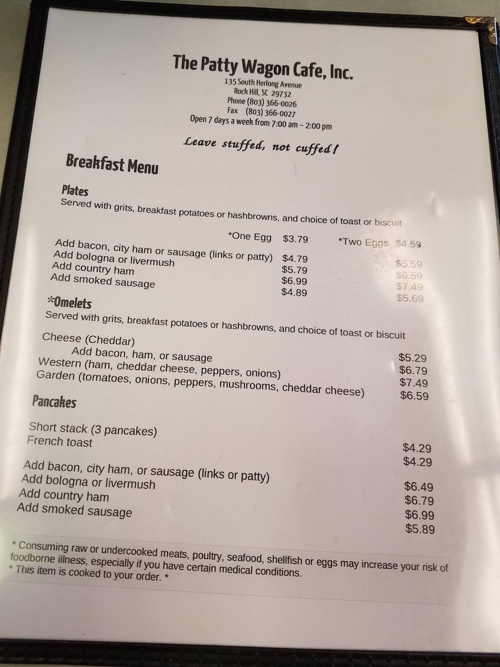 The Patty Wagon | restaurant | 135 S Herlong Ave, Rock Hill, SC 29732, USA | 8033660026 OR +1 803-366-0026