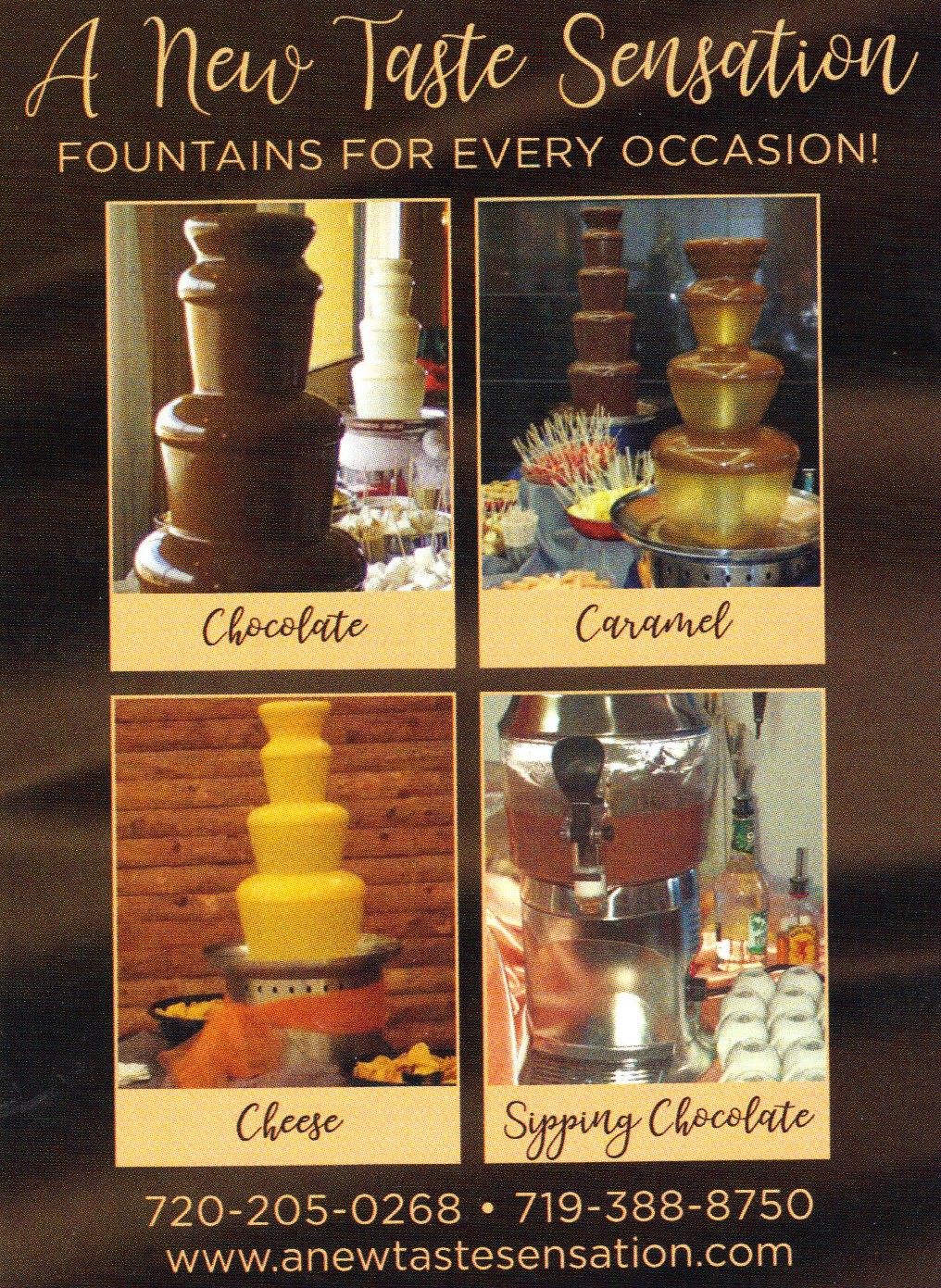 A New Taste Sensation Chocolate Fountains | restaurant | 225 S Broadway, Denver, CO 80209, USA | 7202050268 OR +1 720-205-0268