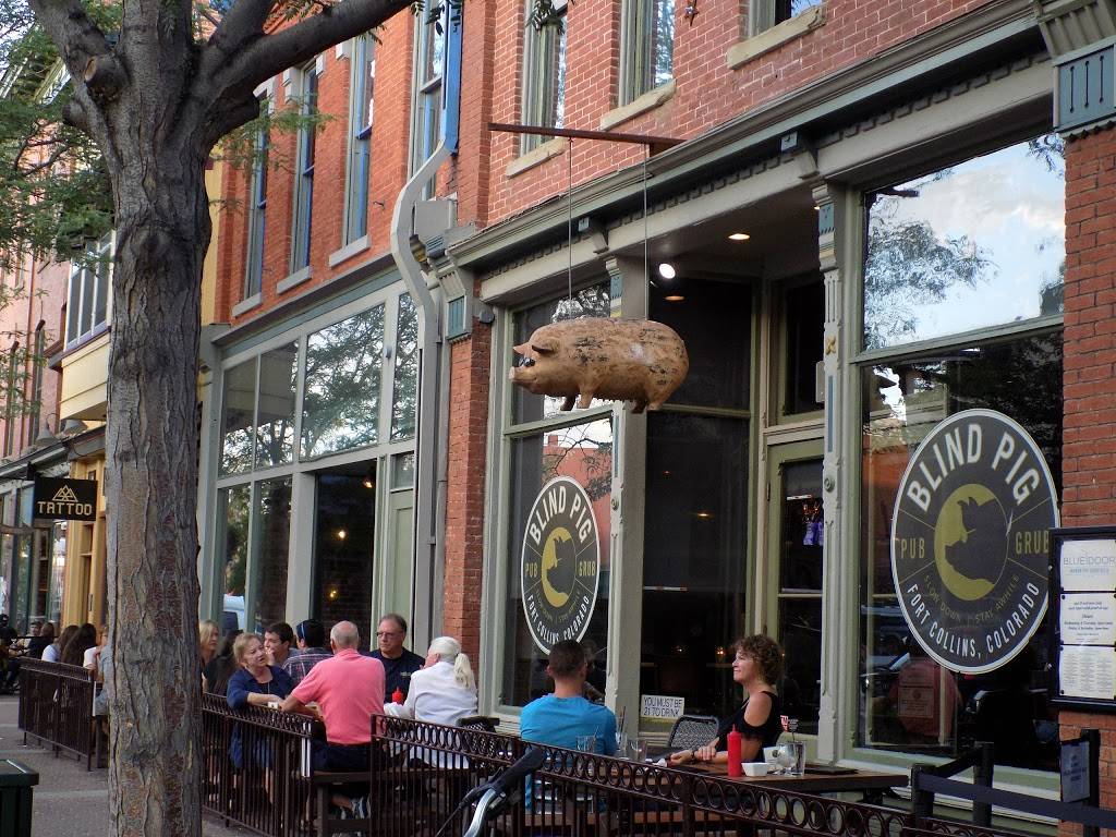 Blind Pig Pub | restaurant | 214 Linden St, Fort Collins, CO 80524, USA | 9704939197 OR +1 970-493-9197