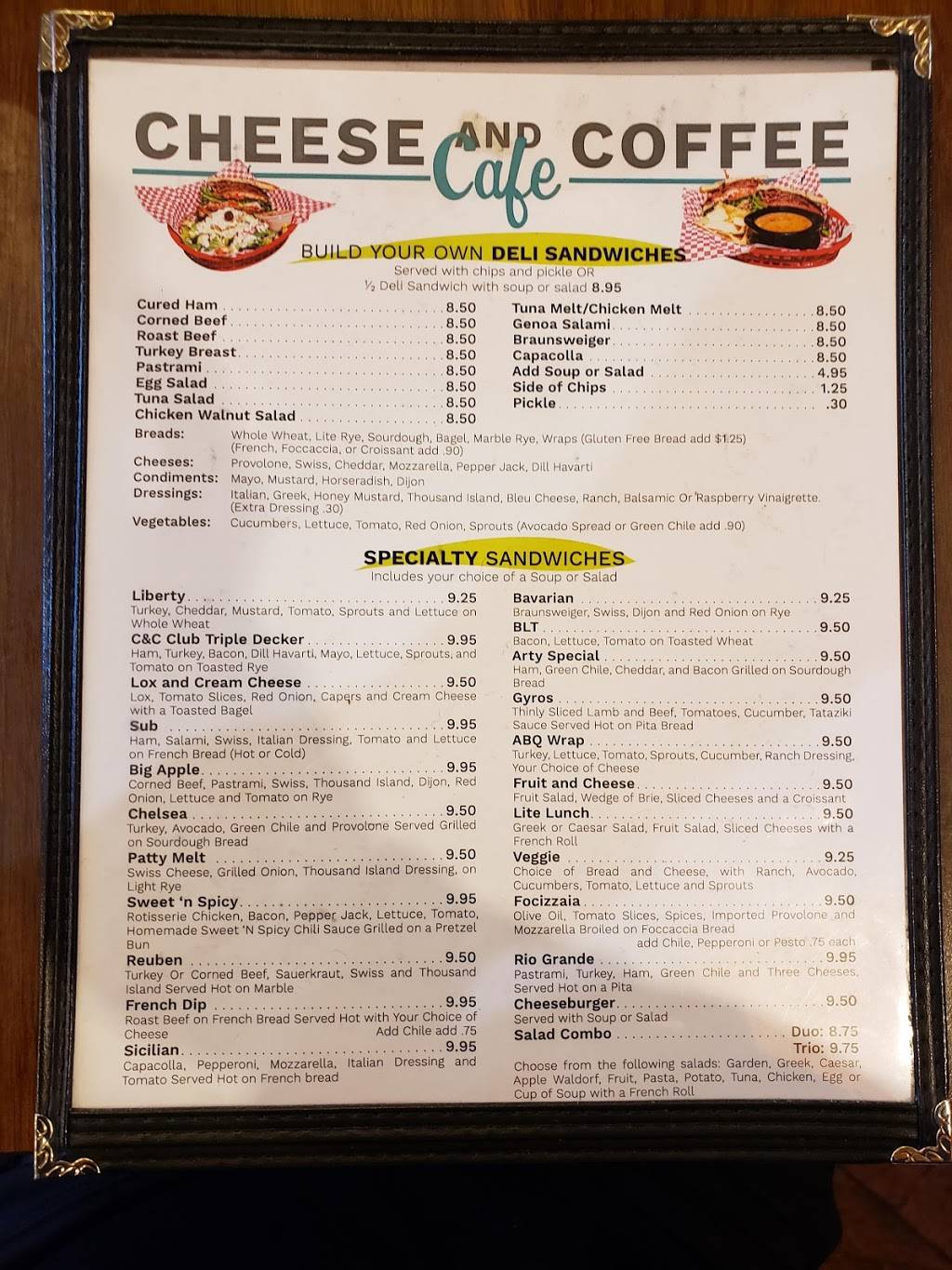 Cheese and Coffee | restaurant | 2679 Louisiana Blvd NE, Albuquerque, NM 87110, USA | 5058831226 OR +1 505-883-1226