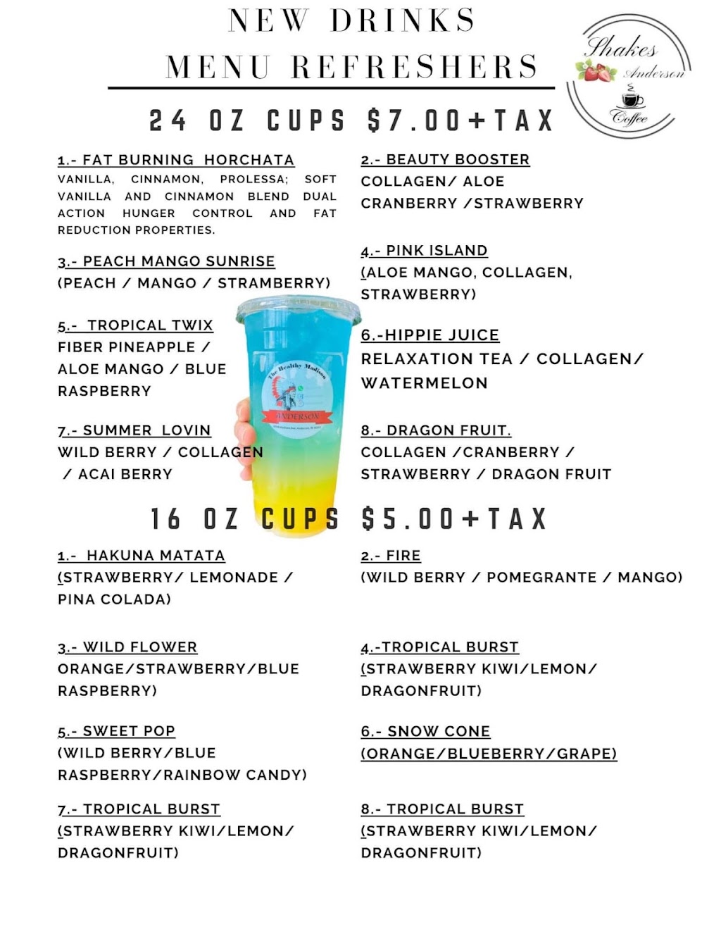 Alexandria Shakes | restaurant | 113 N Harrison St, Alexandria, IN 46001, USA | 8595379191 OR +1 859-537-9191