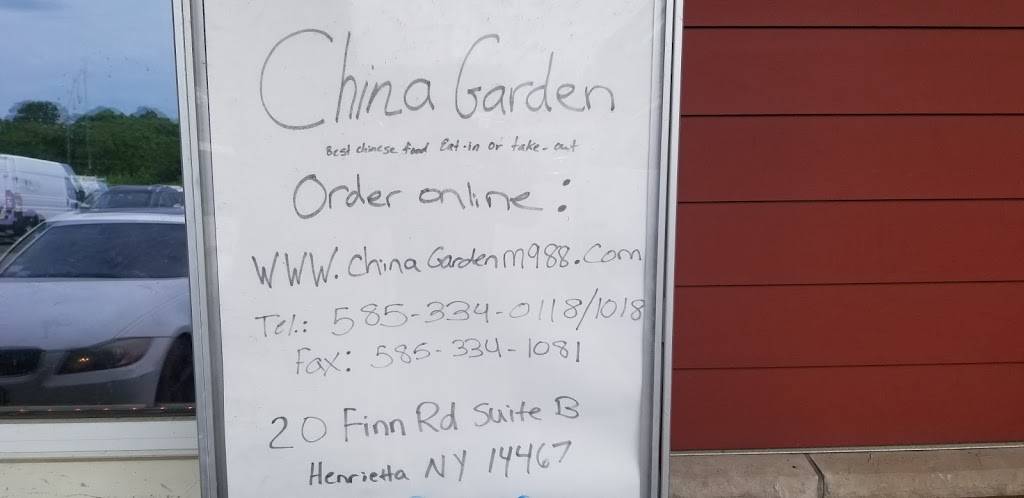 China Garden Restaurant | restaurant | B 20 Finn Road, Henrietta, NY 14467, USA | 5853340118 OR +1 585-334-0118