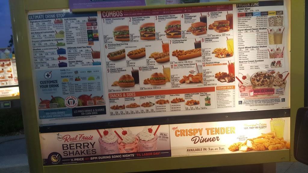 Sonic Drive-In | restaurant | 1769 Laskin Rd, Virginia Beach, VA 23454, USA | 7574250874 OR +1 757-425-0874