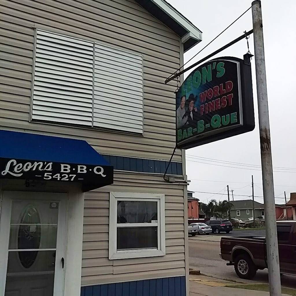 Leons World Finest Bar-B-Que | restaurant | 5427 Broadway Avenue J, Galveston, TX 77551, USA | 4097440070 OR +1 409-744-0070