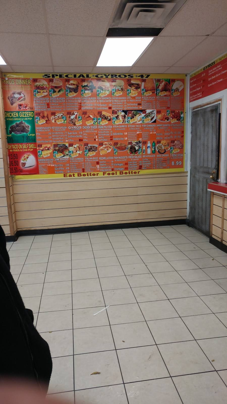 Gyro 47 | restaurant | 350 E 47th St, Chicago, IL 60653, USA | 7738764700 OR +1 773-876-4700