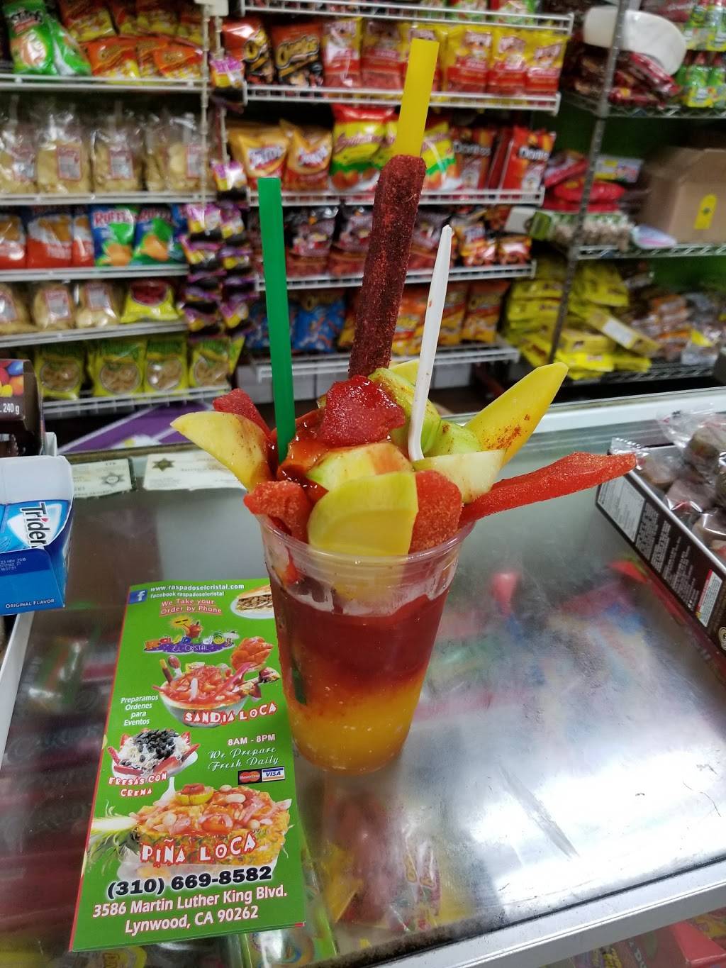 Raspados El Cristal | restaurant | 3586 Martin Luther King Jr Blvd, Lynwood, CA 90262, USA | 3106698582 OR +1 310-669-8582