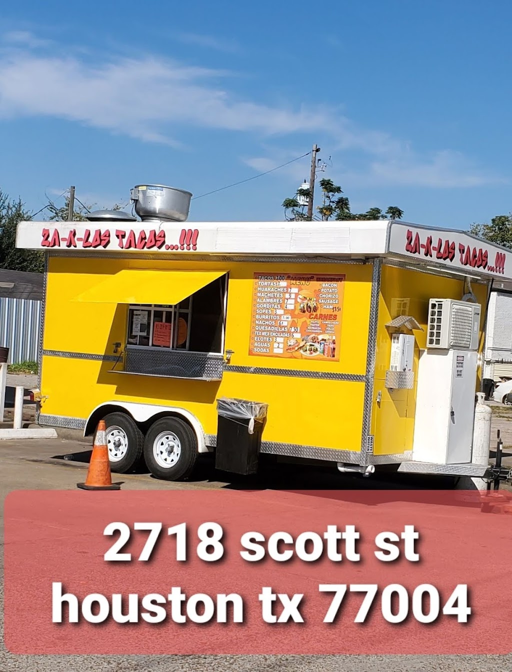 Za-k-los-tacos #1 | restaurant | 2718 Scott St, Houston, TX 77004, USA | 2816928871 OR +1 281-692-8871