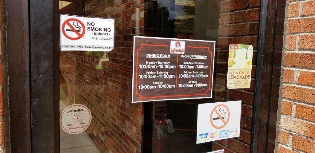 Wendys | restaurant | 532 Grove St, Fayetteville, NC 28301, USA | 9103234532 OR +1 910-323-4532