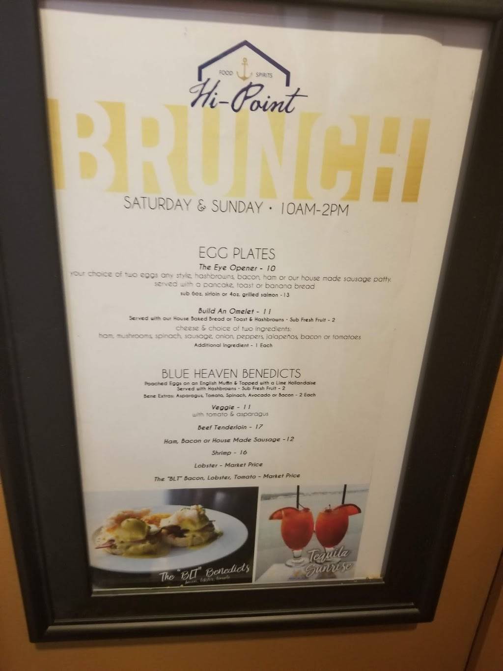 Hi Point | restaurant | 144 Lakeshore Dr, Arnolds Park, IA 51331, USA | 7123328889 OR +1 712-332-8889