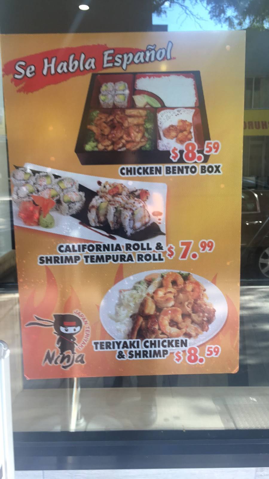 Ninja Japan Teriyaki & Sushi | restaurant | 1920 Church Ave, Brooklyn, NY 11226, USA | 7182829888 OR +1 718-282-9888