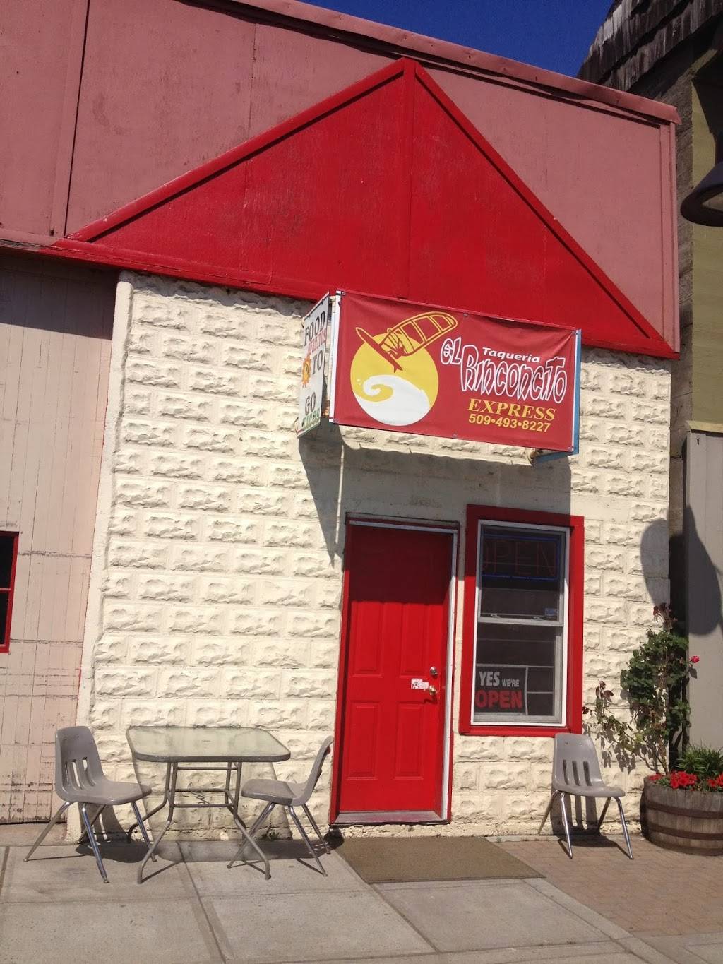 Taqueria El Rinconcito Express | meal takeaway | 114 W Steuben St, Cook, WA 98605, USA | 5094938227 OR +1 509-493-8227