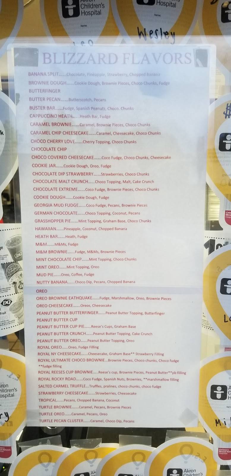 DQ / Orange Julius | restaurant | 260 E Cuyahoga Falls Ave, Akron, OH 44310, USA | 3304343018 OR +1 330-434-3018