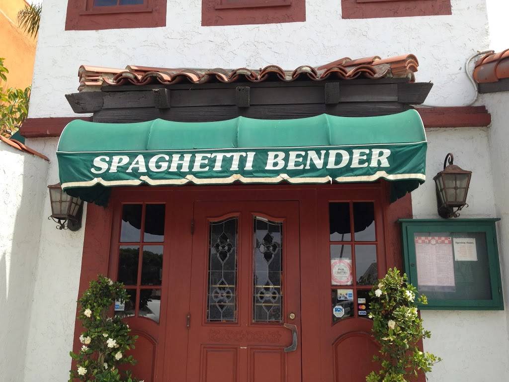 Spaghetti Bender | restaurant | 6204 West Coast Hwy, Newport Beach, CA 92663, USA | 9496450651 OR +1 949-645-0651