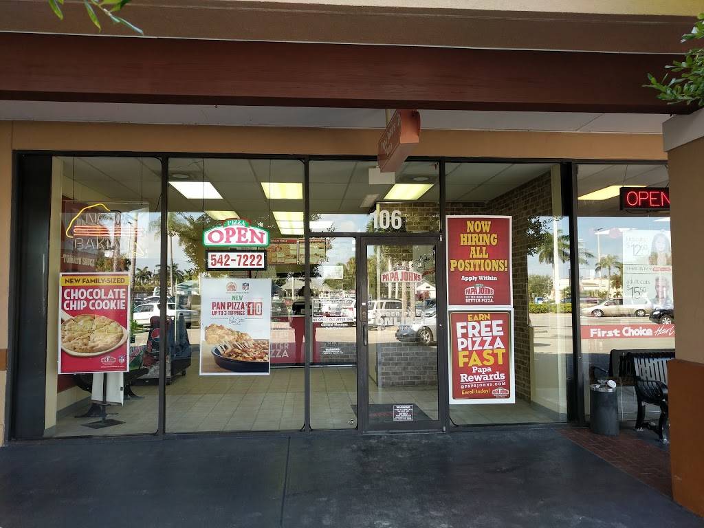 Papa Johns Pizza | restaurant | 1616 Cape Coral Pkwy W, Cape Coral, FL 33914, USA | 2395427222 OR +1 239-542-7222