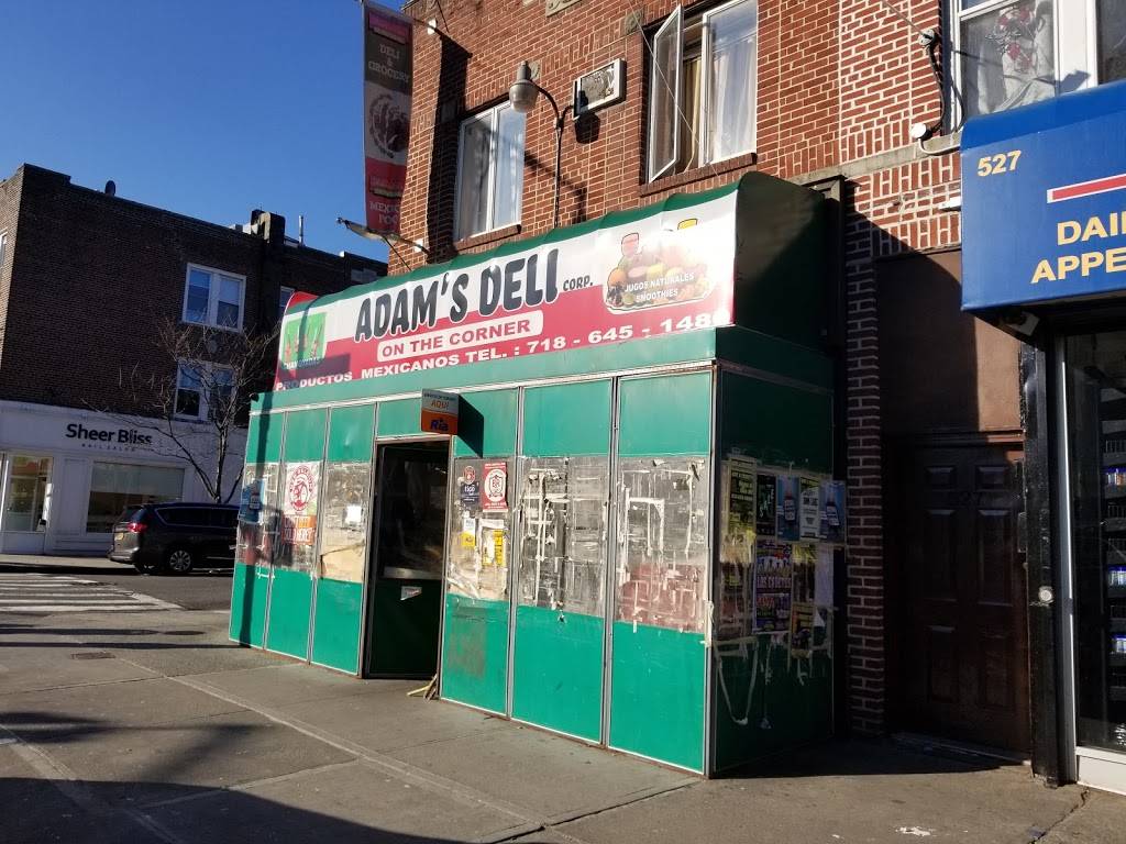 Adams Deli On The Corner | restaurant | 525 Kings Hwy, Brooklyn, NY 11223, USA | 7186451480 OR +1 718-645-1480