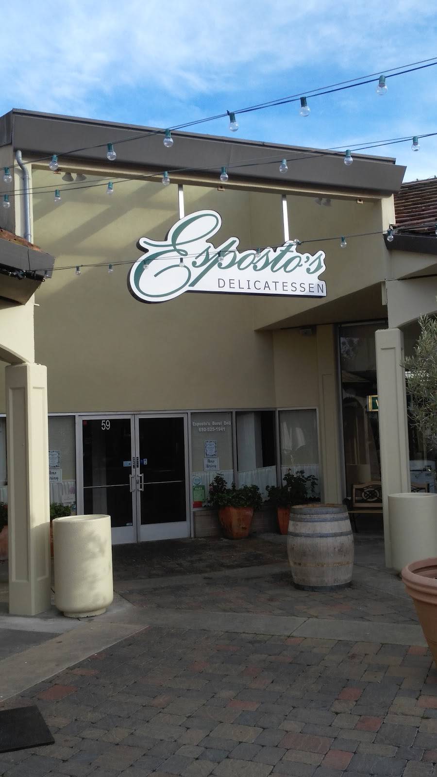 Espostos Delicatessen | meal takeaway | 94002, 59 Bovet Rd, San Mateo, CA 94402, USA | 6505251941 OR +1 650-525-1941