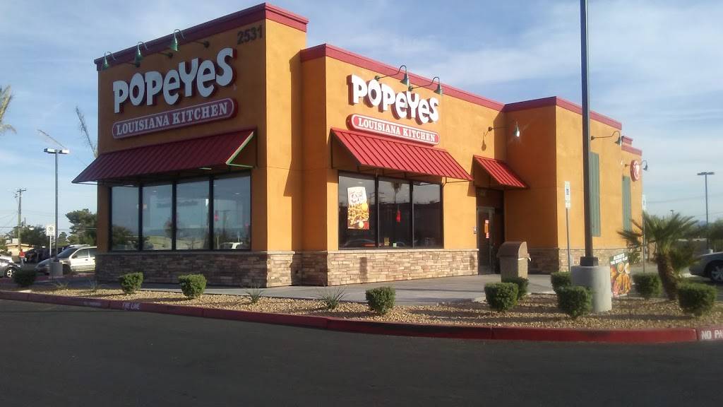 Popeyes Louisiana Kitchen | restaurant | 2531 E Lake Mead Blvd, North Las Vegas, NV 89030, USA | 7026570619 OR +1 702-657-0619