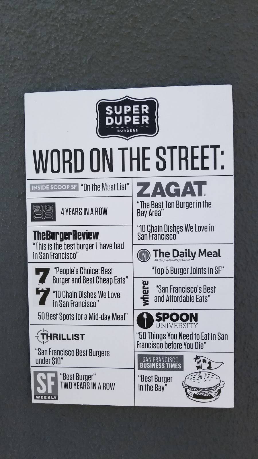 Super Duper Burgers | restaurant | 5959 Shellmound St, Emeryville, CA 94608, USA | 5106029029 OR +1 510-602-9029