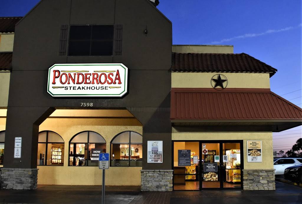 Ponderosa | restaurant | 7598 W Irlo Bronson Memorial Hwy, Kissimmee, FL 34747, USA | 4073967721 OR +1 407-396-7721