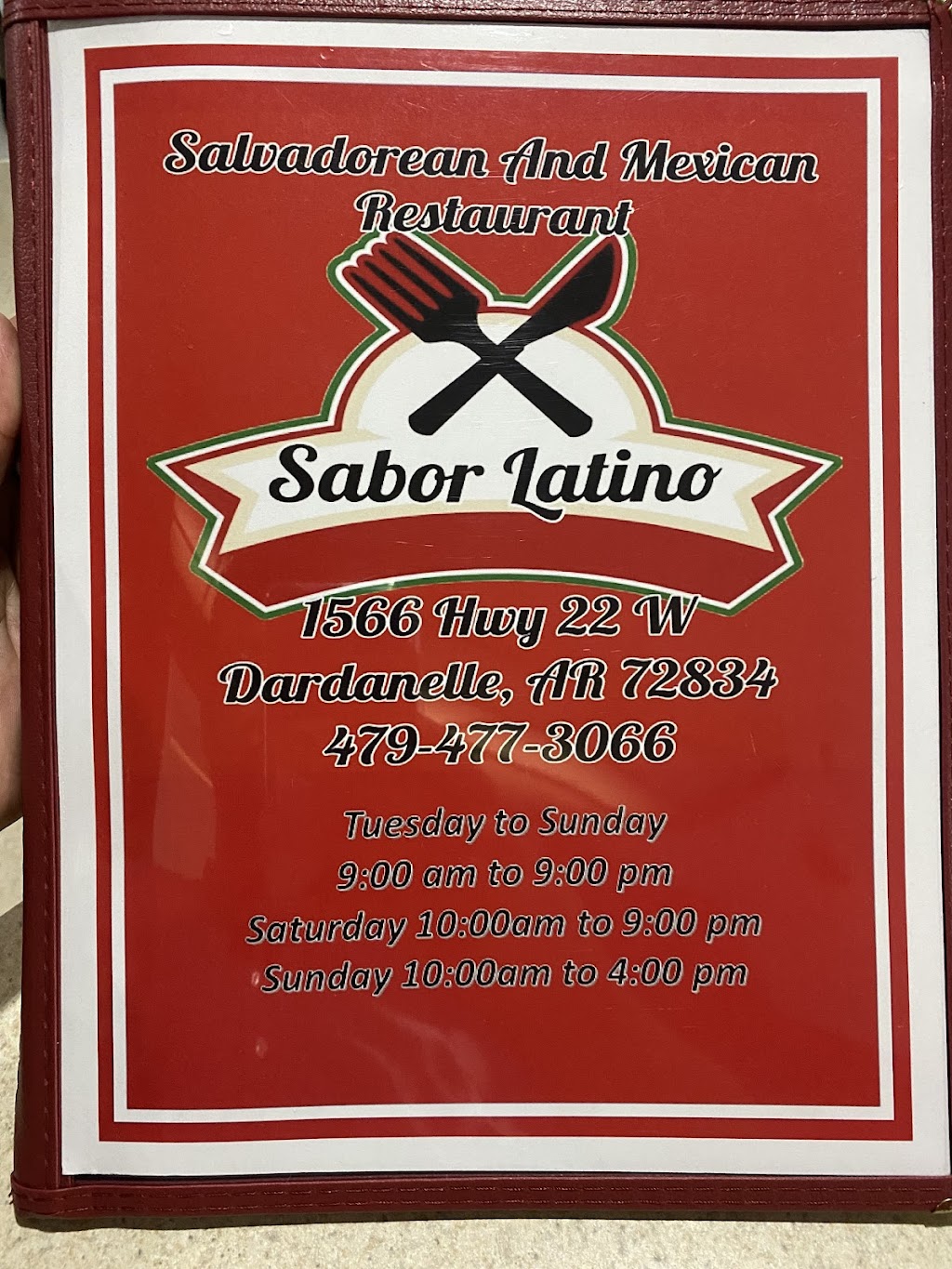 Sabor Latino Of Dardenelle | restaurant | 1566 State Hwy 22, Dardanelle, AR 72834, USA | 4794773066 OR +1 479-477-3066