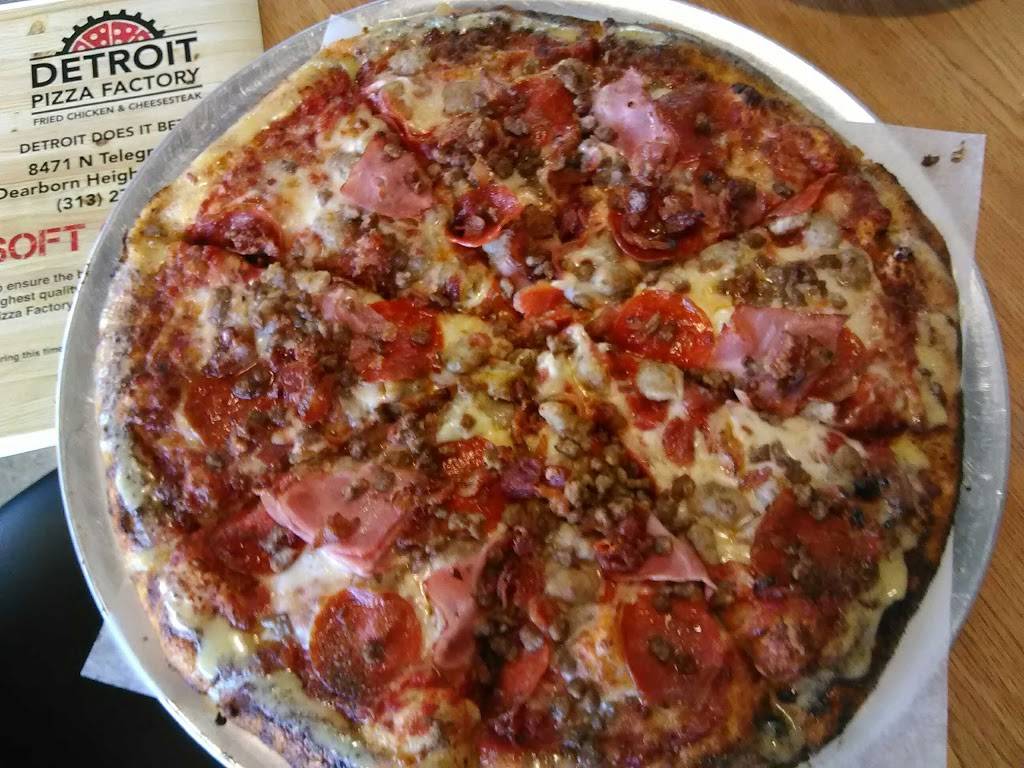 Detroit Pizza Factory | restaurant | 8471 N Telegraph Rd, Dearborn Heights, MI 48127, USA | 3132783355 OR +1 313-278-3355