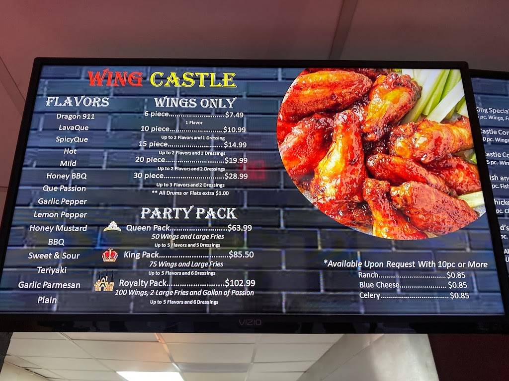 Wing Castle | restaurant | 397 E Southwest Pkwy Suite #105, Lewisville, TX 75067, USA | 2145139373 OR +1 214-513-9373
