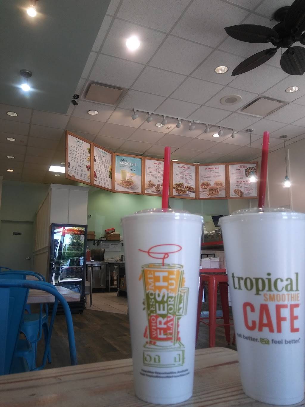 Tropical Smoothie Cafe | restaurant | 7022 W Sunset Ave Suite 1, Springdale, AR 72762, USA | 4793619999 OR +1 479-361-9999