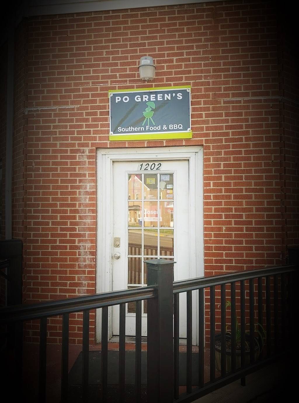 Po Greens Southern Food & BBQ | restaurant | 1202 N Royal Ave, Front Royal, VA 22630, USA | 5406928905 OR +1 540-692-8905