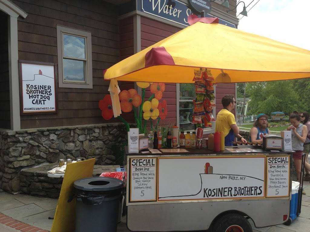 Kosiner Brothers Hot Dog Cart | restaurant | 10 Main St, New Paltz, NY 12561, USA | 8456338322 OR +1 845-633-8322