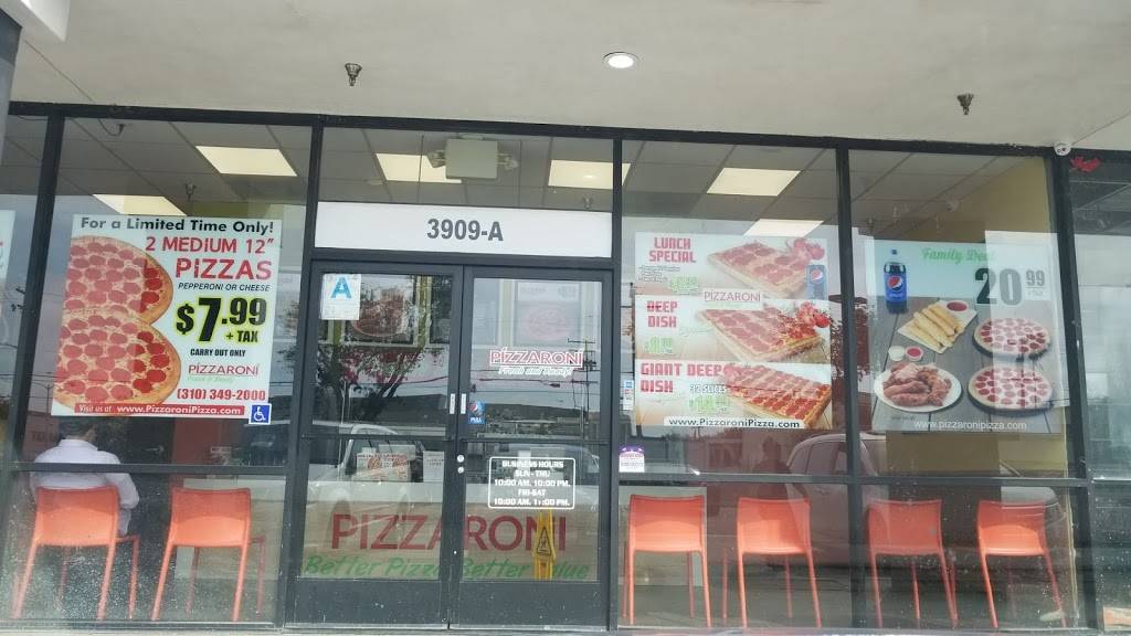 Pizzaroni | meal takeaway | 3909 Rosecrans Ave, Hawthorne, CA 90250, USA | 3103492000 OR +1 310-349-2000