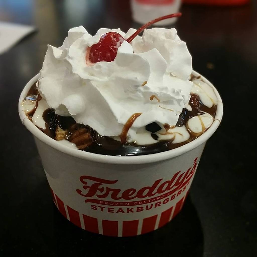 Freddys Frozen Custard & Steakburgers | restaurant | 12407 Farm to Market 1960 Rd W, Houston, TX 77065, USA | 2819555595 OR +1 281-955-5595