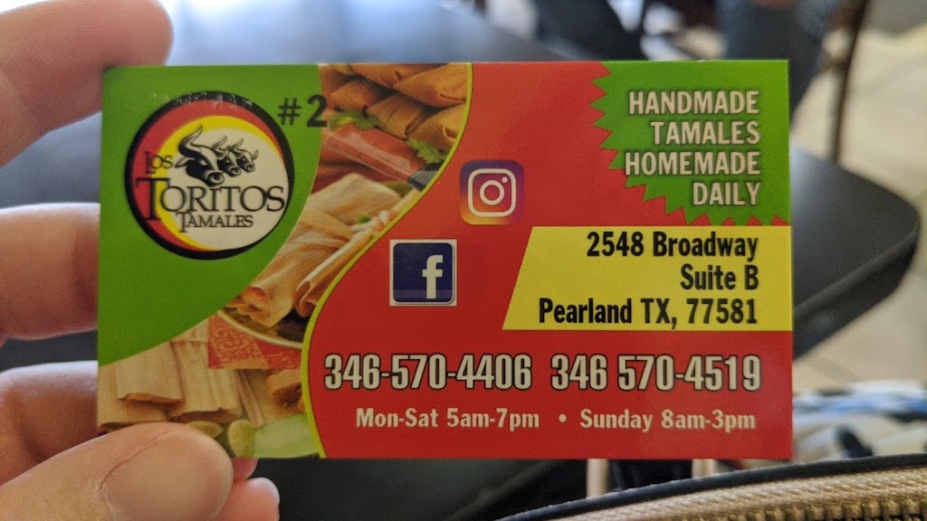 Los Toritos Tamales | restaurant | 2548 Broadway St, Pearland, TX 77581, USA | 3465704406 OR +1 346-570-4406