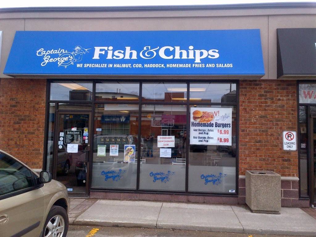 Captain Georges Fish & Chips | restaurant | 219 King St E, Bowmanville, ON L1C 1P7, Canada | 9056978500 OR +1 905-697-8500
