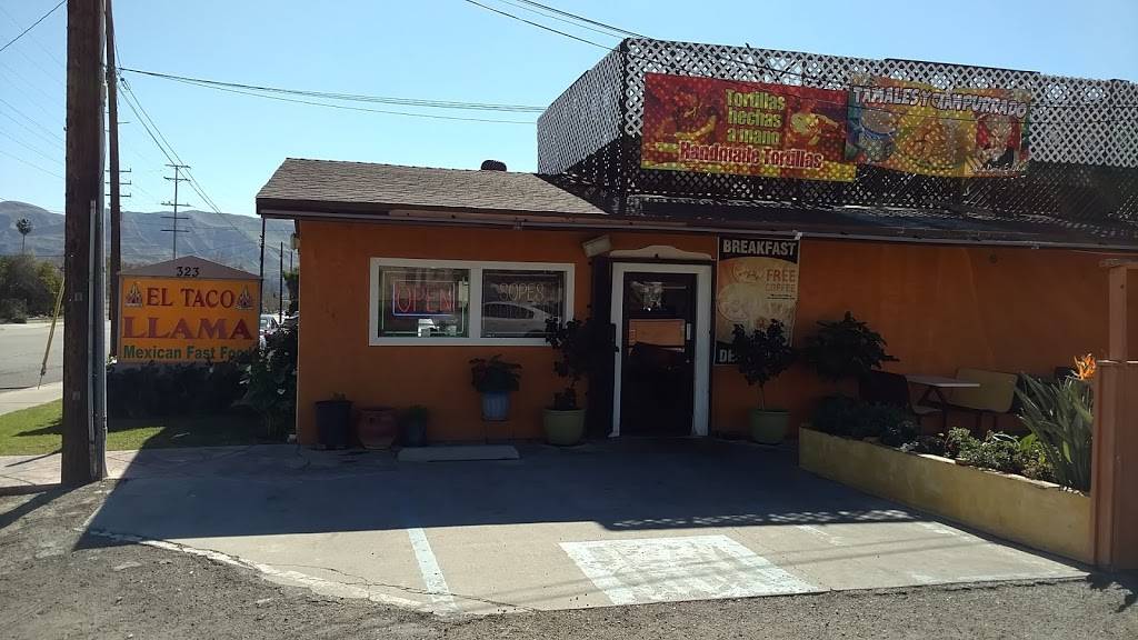 EL TACO LLAMA | restaurant | 323 A St, Fillmore, CA 93015, USA | 8055242092 OR +1 805-524-2092