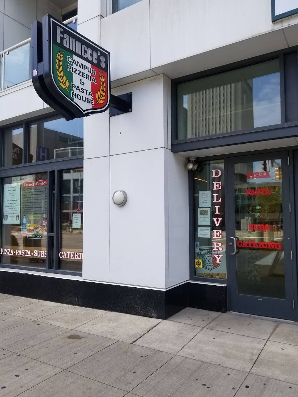 Fanucces Campus Pizzeria & Pasta House | restaurant | 2032 Euclid Ave, Cleveland, OH 44115, USA | 2165055650 OR +1 216-505-5650