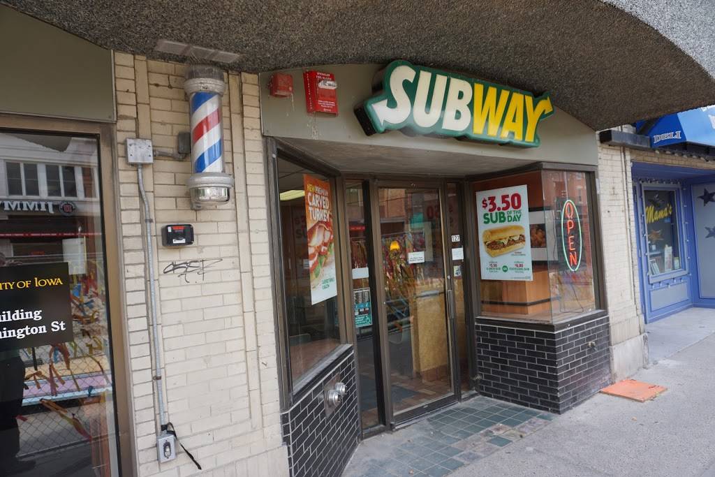 Subway | restaurant | 127 E Washington St, Iowa City, IA 52240, USA | 3194660436 OR +1 319-466-0436