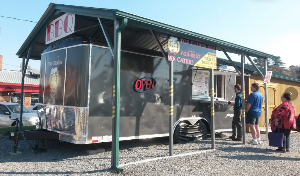 Top Choice BBQ | restaurant | 919 W Main St, Greeneville, TN 37743, USA | 4236200567 OR +1 423-620-0567