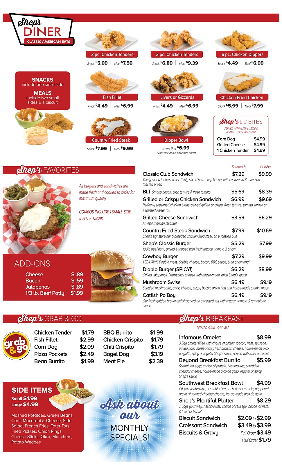 Sheps Diner | restaurant | 826 W Doolin Ave, Blackwell, OK 74631, USA | 5803630369 OR +1 580-363-0369