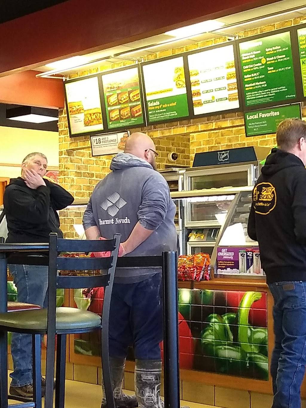 Subway | restaurant | 1055 S Rock Blvd, Sparks, NV 89431, USA | 7753313511 OR +1 775-331-3511