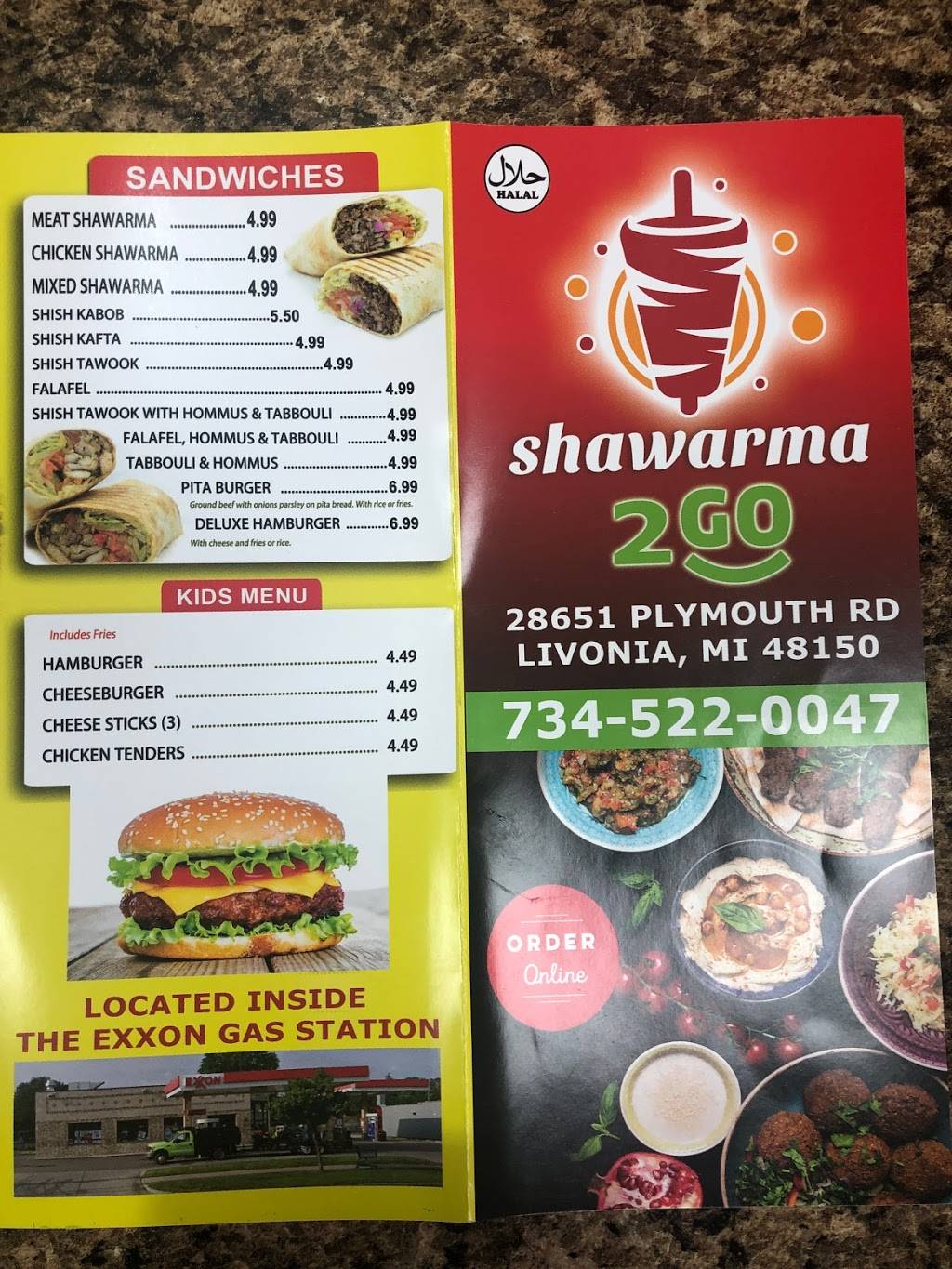 Shawarma 2Go livonia | restaurant | 28651 Plymouth Rd, Livonia, MI 48150, USA | 7345220047 OR +1 734-522-0047