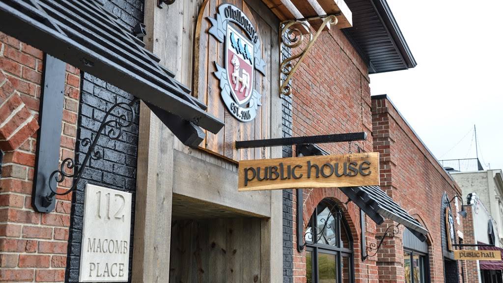 O’Halloran’s Public House and Hall | restaurant | 112 Macomb Pl, Mt Clemens, MI 48043, USA | 5863291252 OR +1 586-329-1252