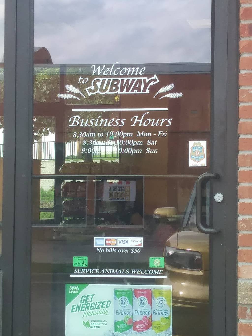 Subway | meal takeaway | 1240 NW Woods Chapel Rd, Blue Springs, MO 64015, USA | 8162282255 OR +1 816-228-2255