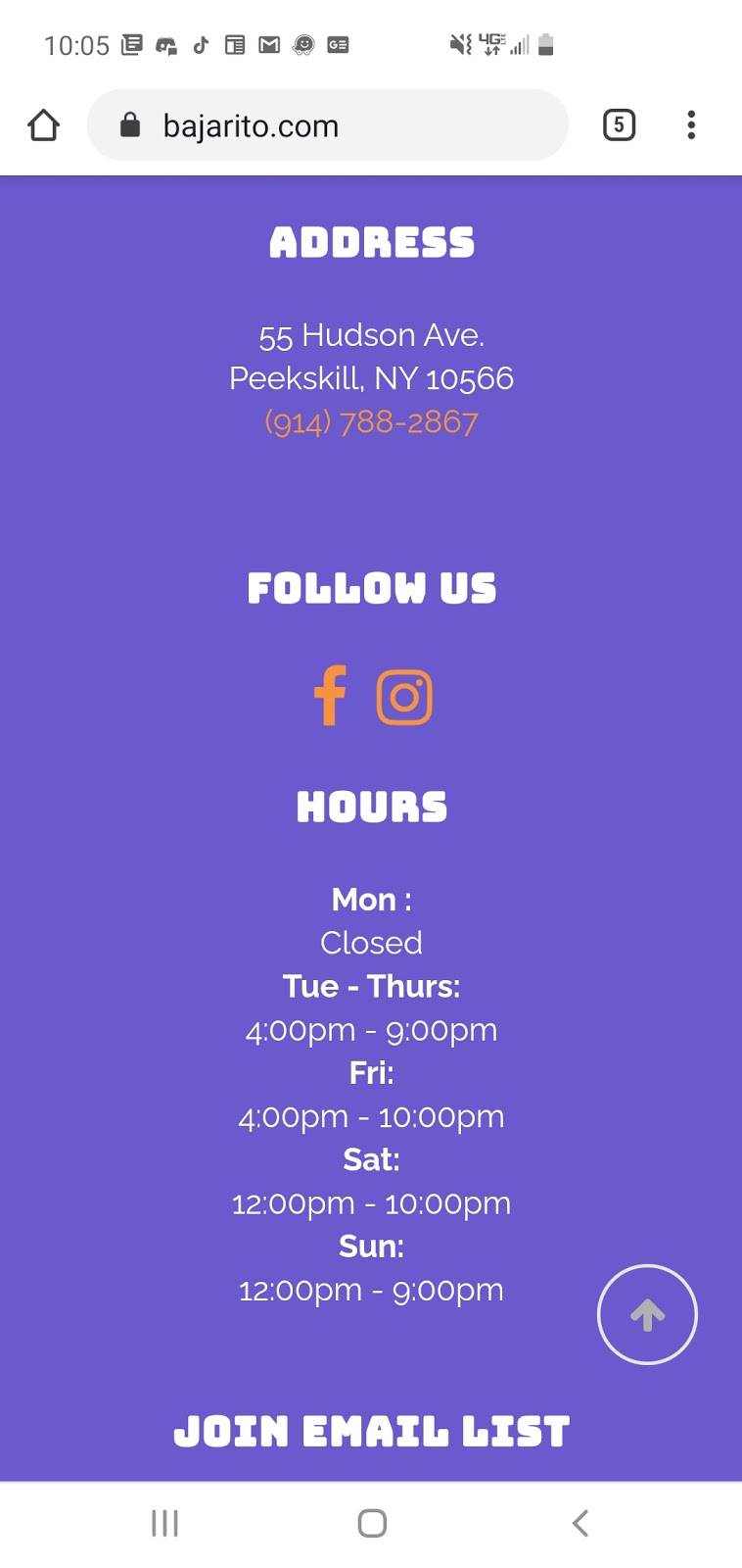 bajarito | restaurant | 55 Hudson Ave, Peekskill, NY 10566, USA | 9147882867 OR +1 914-788-2867