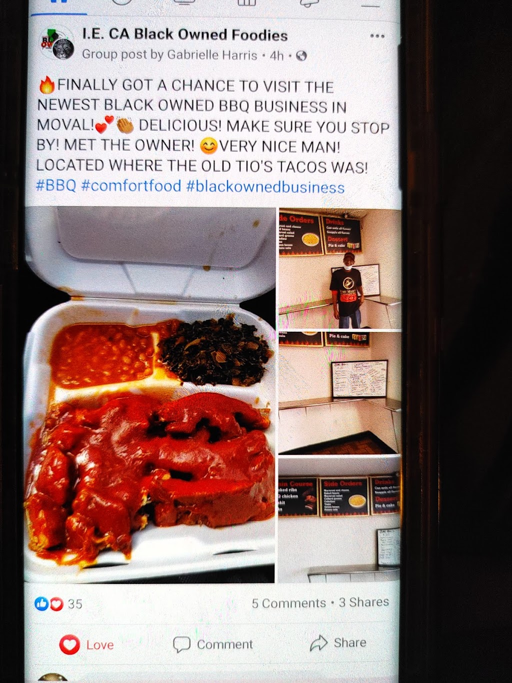 MoVal BBQ | restaurant | 24195 Sunnymead Boulevard, Moreno Valley, CA 92553, USA | 9516654463 OR +1 951-665-4463