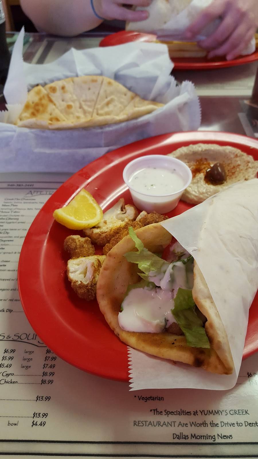 Yummys Greek Restaurant | restaurant | 210 W University Dr, Denton, TX 76201, USA | 9403832441 OR +1 940-383-2441