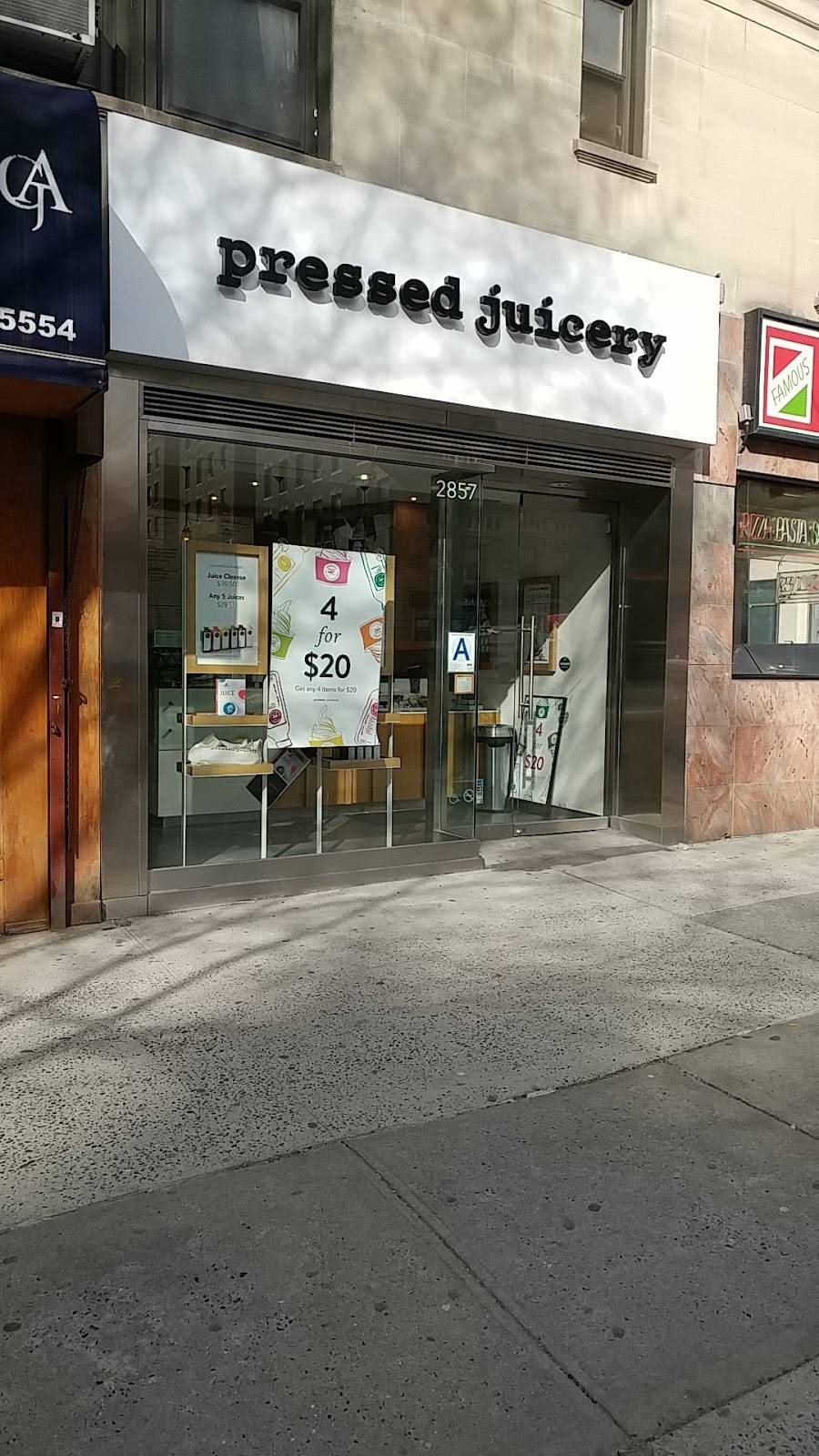 Pressed Juicery | restaurant | 2857 Broadway, New York, NY 10025, USA | 2122222279 OR +1 212-222-2279